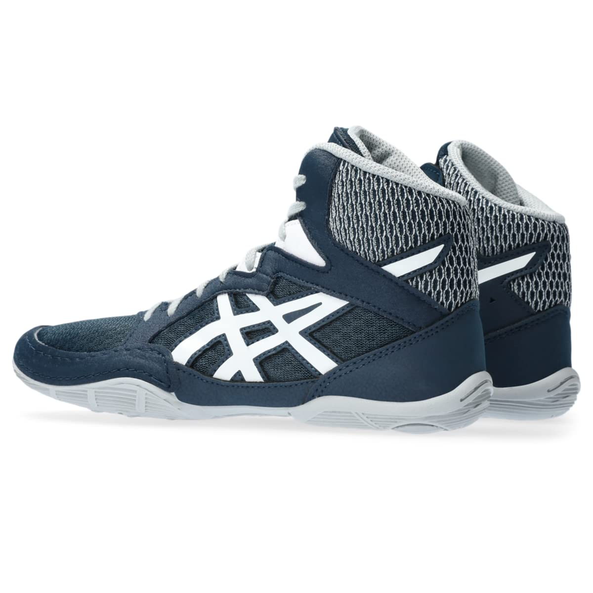 ASICS Kid's Snapdown 3 Grade School Wrestling Shoes, 1.5, French Blue/White