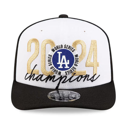 New Era LA Los Angeles Dodgers 9SEVENTY 2024 World Series Champions Gold Patch Snapback Cap, Adjustable Hat