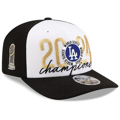 New Era LA Los Angeles Dodgers 9SEVENTY 2024 World Series Champions Gold Patch Snapback Cap, Adjustable Hat