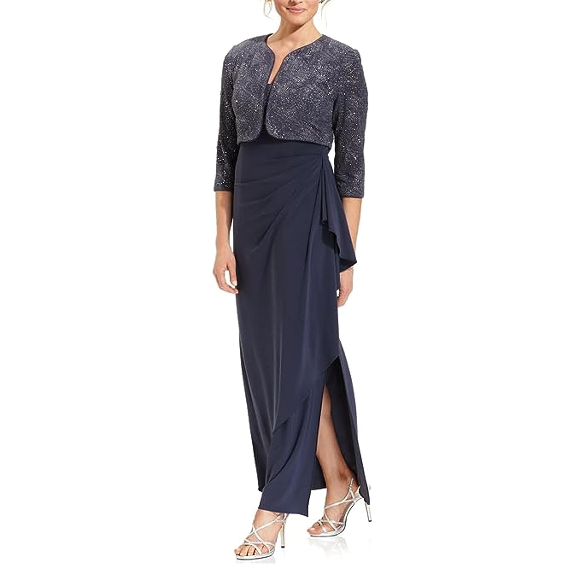 Alex Evenings Women's Empire Waist Bolero Jacket Dress (Petite and Reg SELECT PRO SALES Alex Evenings Women's Empire Waist Bolero Jacket Dress (Petite and Reg SELECT PRO SALES
