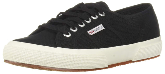 Superga 2750 Cotu Black/Whte EU 35 (US Men's 3.5, Women's 5) Medium