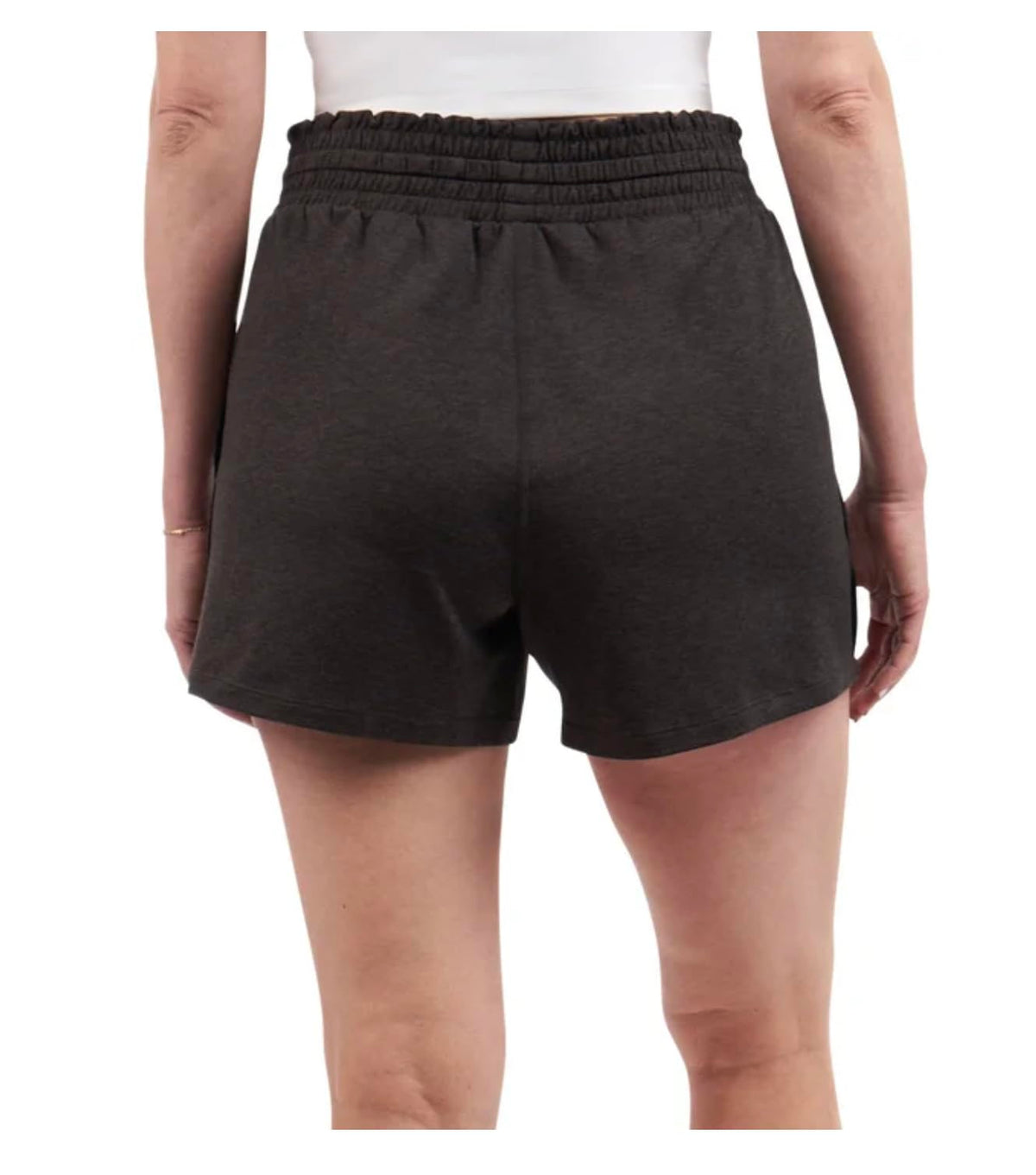KIRKLAND Signature Women's Lightweight Short with Pockets (US, Alpha, Medium, Regular, Regular, Black (Black Heather))