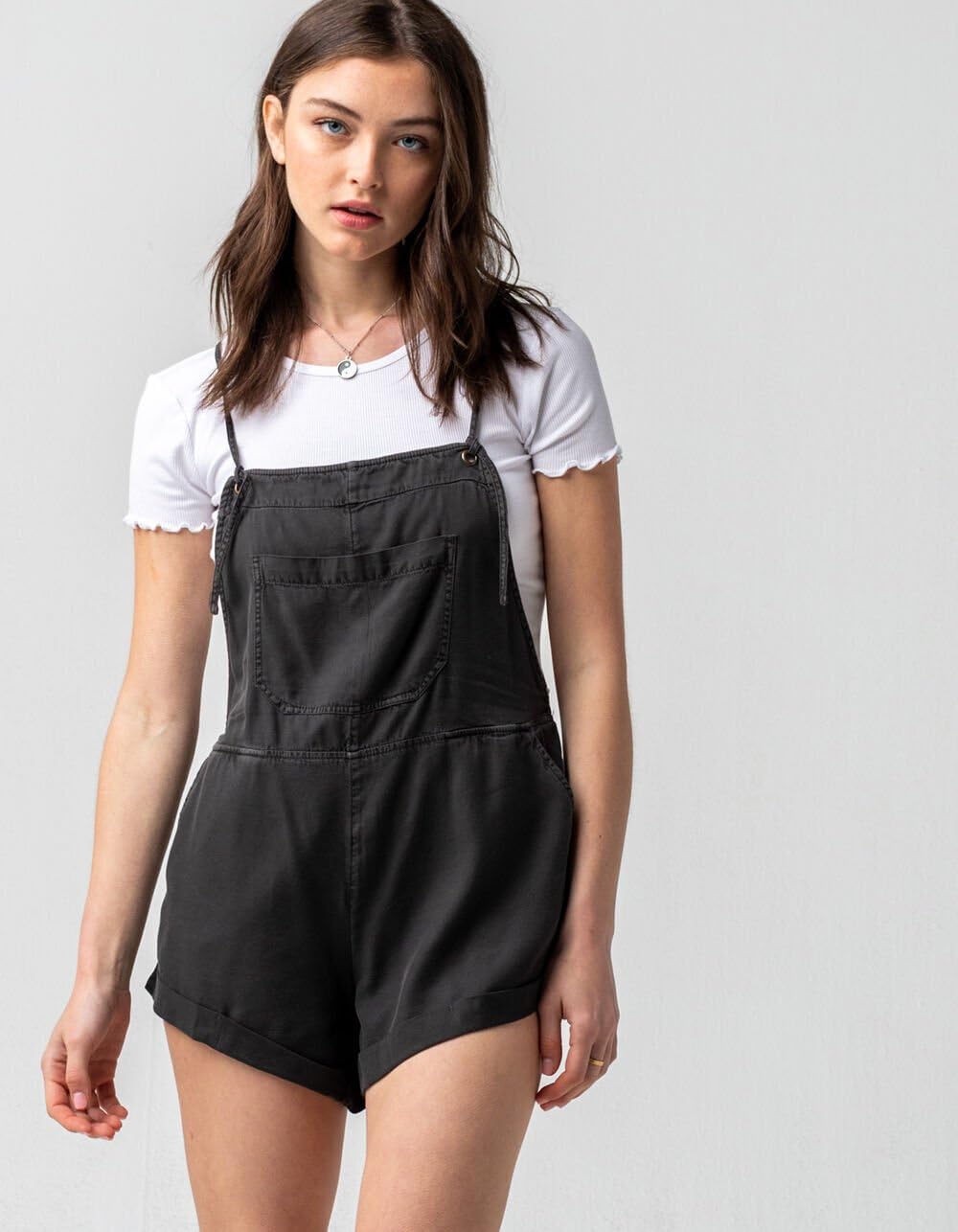 Billabong Wild Pursuit Short Overalls Off-Black SM