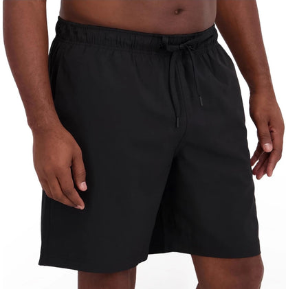 Nautica Mens Lightweight Quick Dry Swim Trunks (US, Alpha, XX-Large, Regular, Regular, Black)