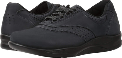 SAS Walk Easy Nero/Charcoal Nubuck 5.5 W - Wide (C)