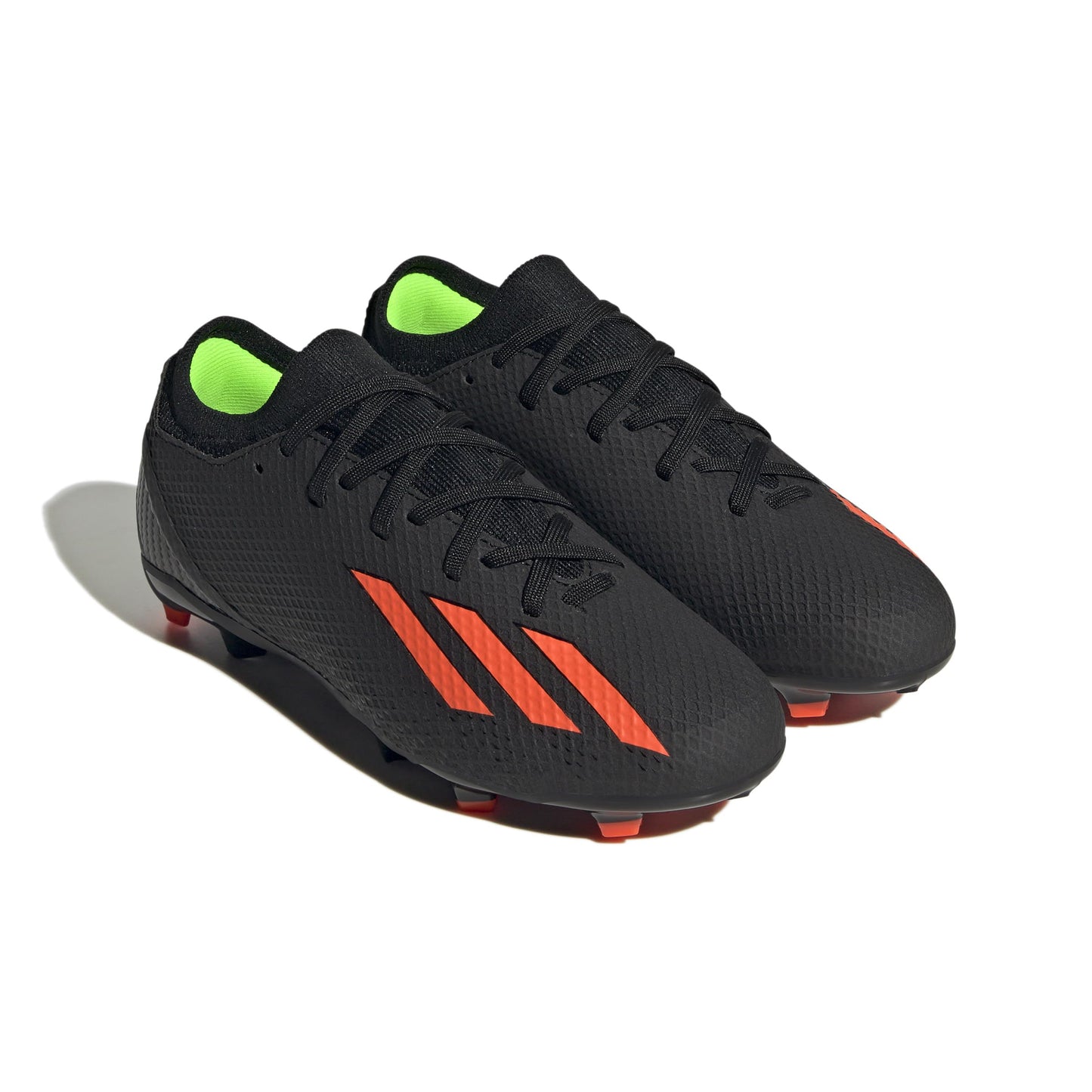 adidas Unisex X Speedportal.3 Youth Firm Ground Cleats, Updated Sole Plate, Little Kid/Big Kid Sizing (Black/Solar Red/Solar Green, US Footwear Size System, Big Kid, Numeric, Medium, 4.5)