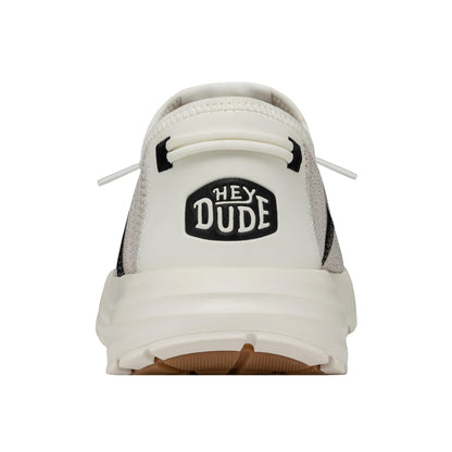 HEYDUDE Men's Sirocco White Size 7| Men's Sneakers | Men's Shoes | Comfortable & Light-Weight