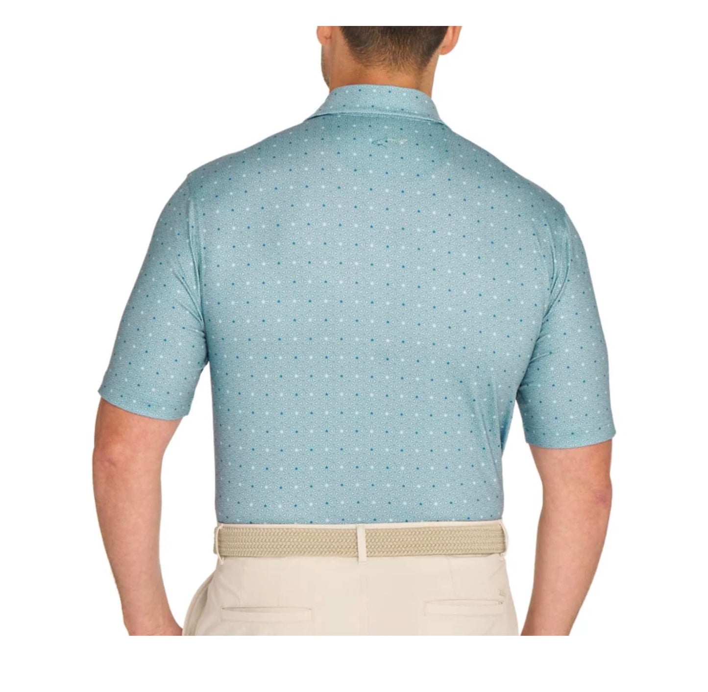 Greg Norman Men's Short Sleeve ML75 Stretch Polo Shirt (US, Alpha, Small, Regular, Regular, Green)