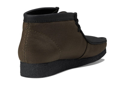 Clarks Shacre Boot Dark Green Textile 8.5 D (M)