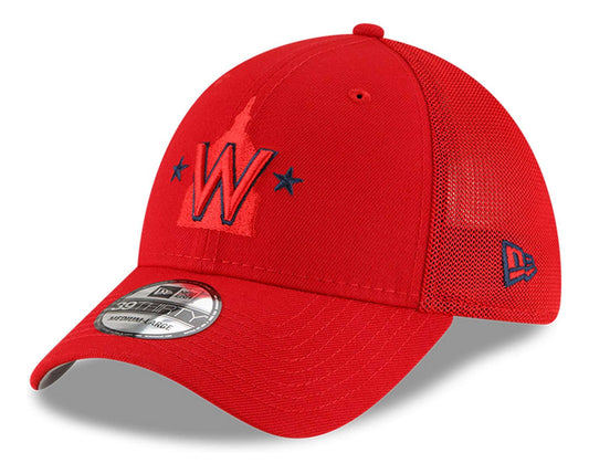 New Era Washington Nationals 39THIRTY 2022 Batting Practice BP Stretch Fit Cap, Hat (as1, Alpha, s, m) Red