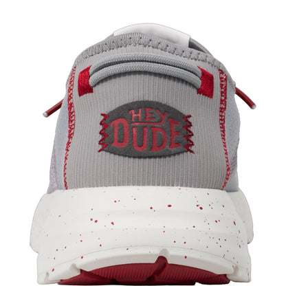 HEYDUDE Men's Sirocco M Perf Mesh White/White Size 12 | Men's Shoes | Men Slip-on Sneakers | Comfortable & Light-Weight