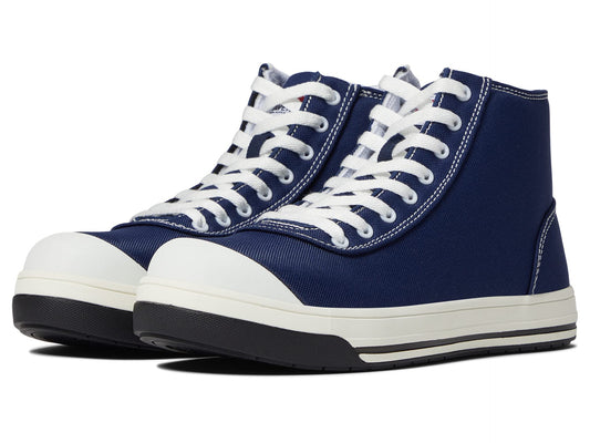 Avenger Work Boots Blade High Canvas Textile Upper � Removable Foam Footbed � Flex Welt Construction Navy 7 D - Medium