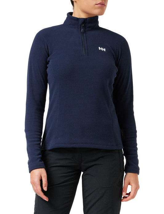 Helly-Hansen 50845 Women's Daybreaker 1/2 Zip Fleece Pullover Jacket, Navy - Medium