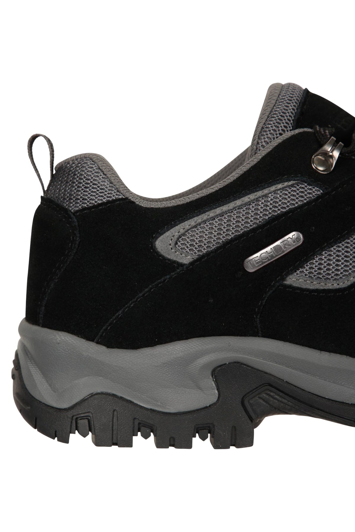 Mountain Warehouse Voyage Mens Waterproof Walking Shoes Jet Black Mens Shoe Size 7 US