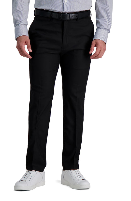 Kenneth Cole Reaction Men's Slim Fit Solid Performance Dress Pant  Black 30 x 32