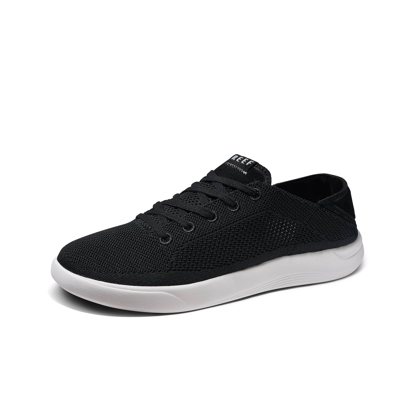 REEF Swellsole Neptune Mens Shoe, Lightweight & Breathable, Memory Foam Footbed, Fold Down Heel, Black, 10