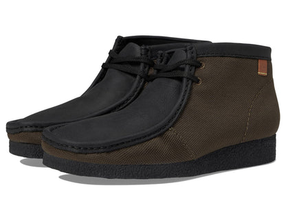 Clarks Shacre Boot Dark Green Textile 8.5 D (M)