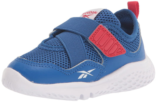 Reebok Kids WeeBok Flex Sprint Sneaker, Vector Blue/White/Vector Red, 4 US Unisex Toddler