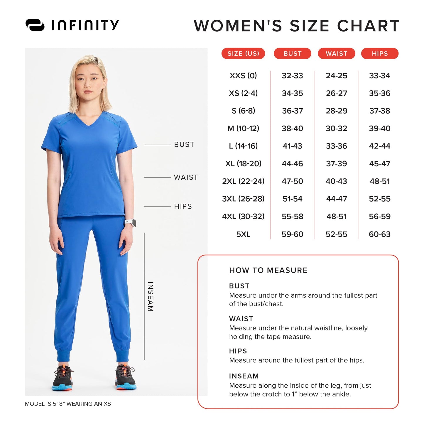 Infinity Women�s Jogger Scrub Pants w/Certainty Fabric Tech CK110AP, XXS Petite, Ciel