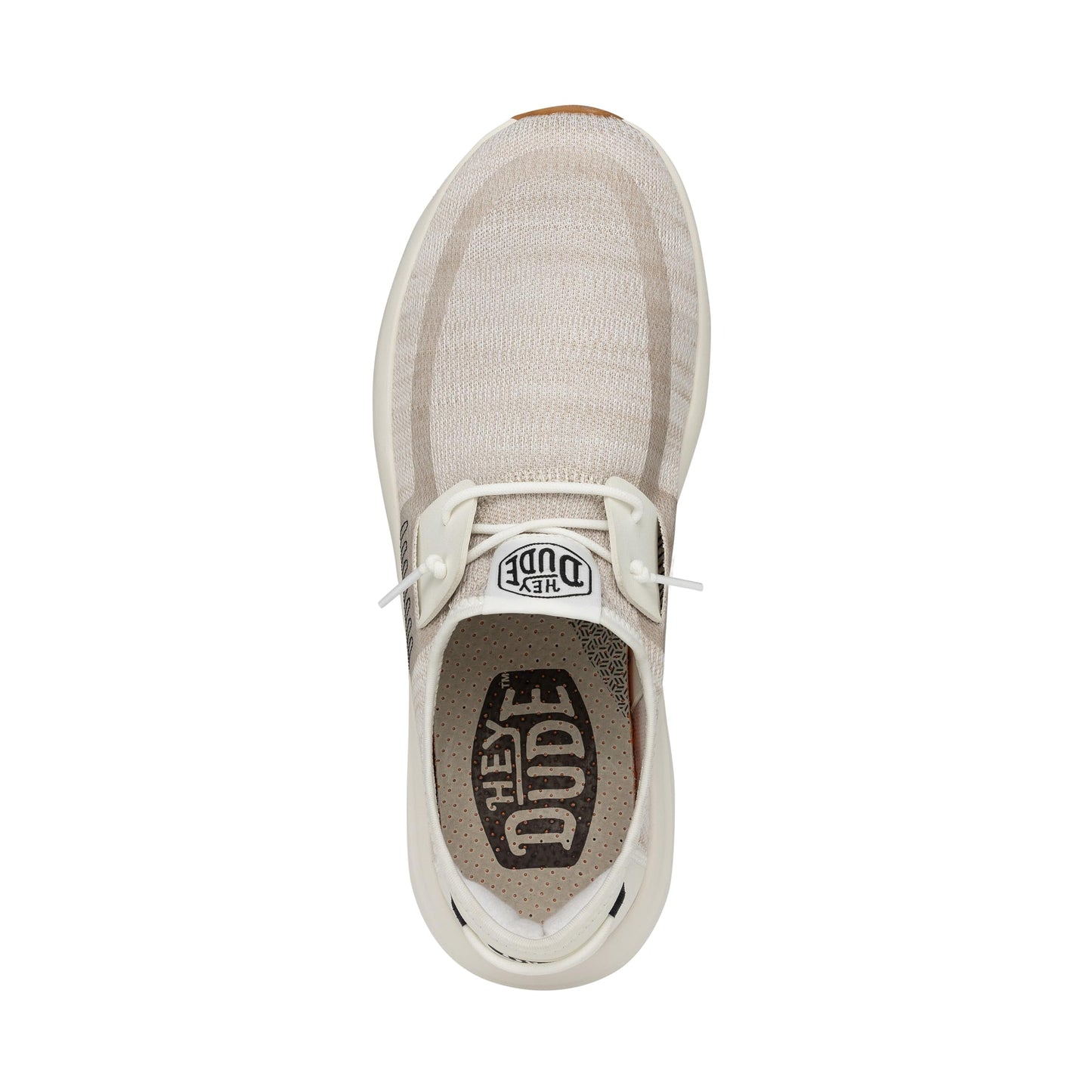 HEYDUDE Men's Sirocco White Size 7| Men's Sneakers | Men's Shoes | Comfortable & Light-Weight