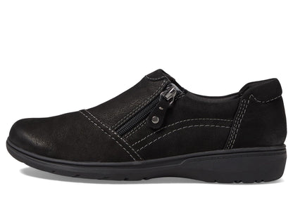 Clarks Black's Carleigh Ray Oxford, Black Nubuck, 11 Medium US