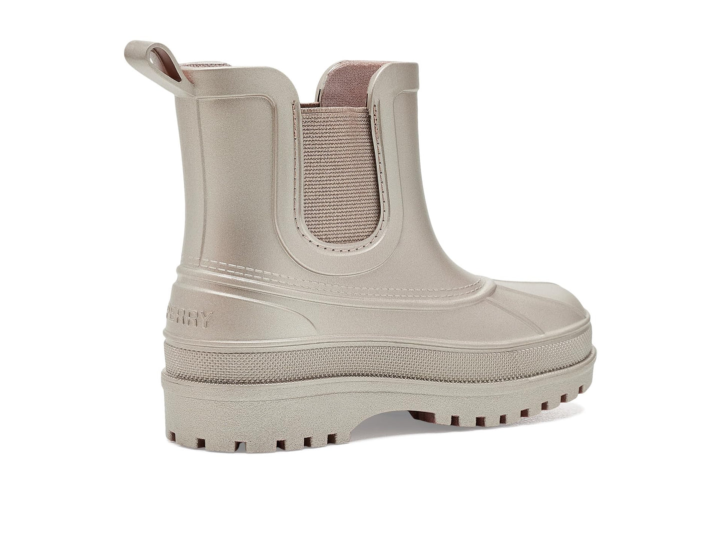 Sperry Girls Port Chelsea Boots (Little Kid/Big Kid) Rose Gold 2 Medium Little Kid