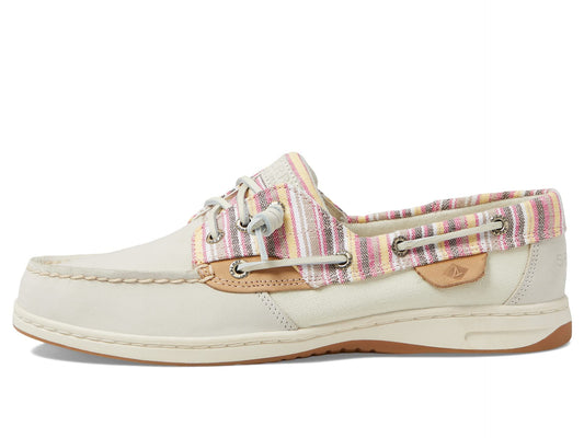 Sperry Women's, Rosefish Boat Shoe Bone Stripe 9.5 M