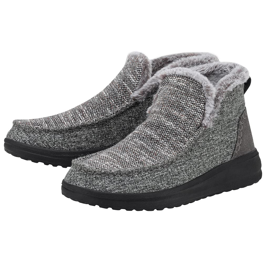 HEYDUDE Women's Denny Sleet Size 8 | Women’s Shoes | Women’s Casual Boots | Comfortable & Light-Weight