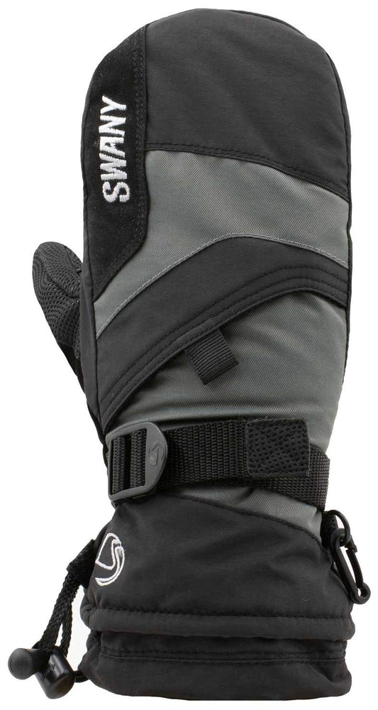 Swany X-Over Jr Mitt - Youth Black/Dark Grey Medium