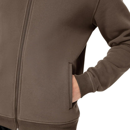 KIRKLAND Signature Men’s Heavyweight Full Zip Hoodie (Brown, XX-Large)