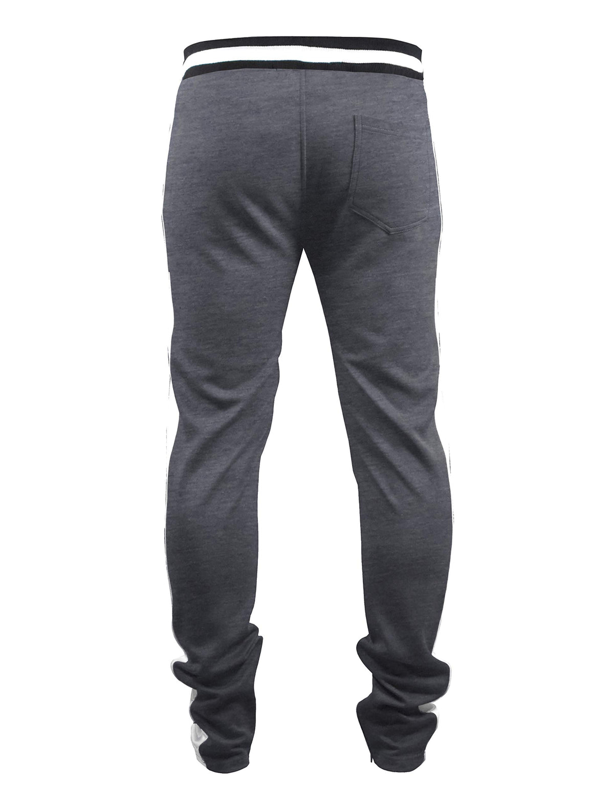 SCREENSHOT Men's Athletic Fitness Slim Fit Workout Track Pants Basic S41700-Mard Black-2XLarge