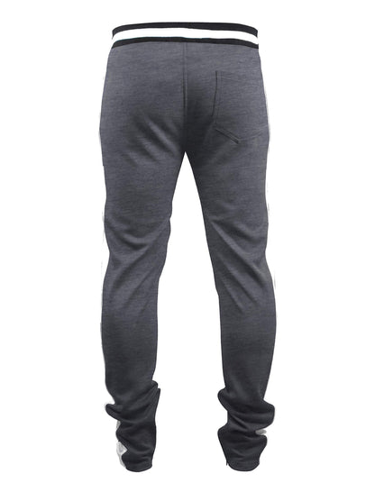 SCREENSHOT Men's Athletic Fitness Slim Fit Workout Track Pants Basic S41700-Mard Black-2XLarge
