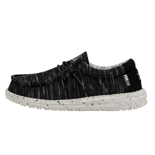 HEYDUDE Wally Stretch (Little Kid/Big Kid) Grey 11 Little Kid M