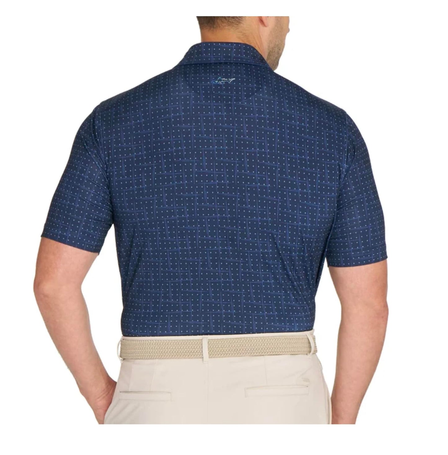 Greg Norman Men's Short Sleeve ML75 Stretch Polo Shirt (US, Alpha, X-Large, Regular, Regular, Blue)