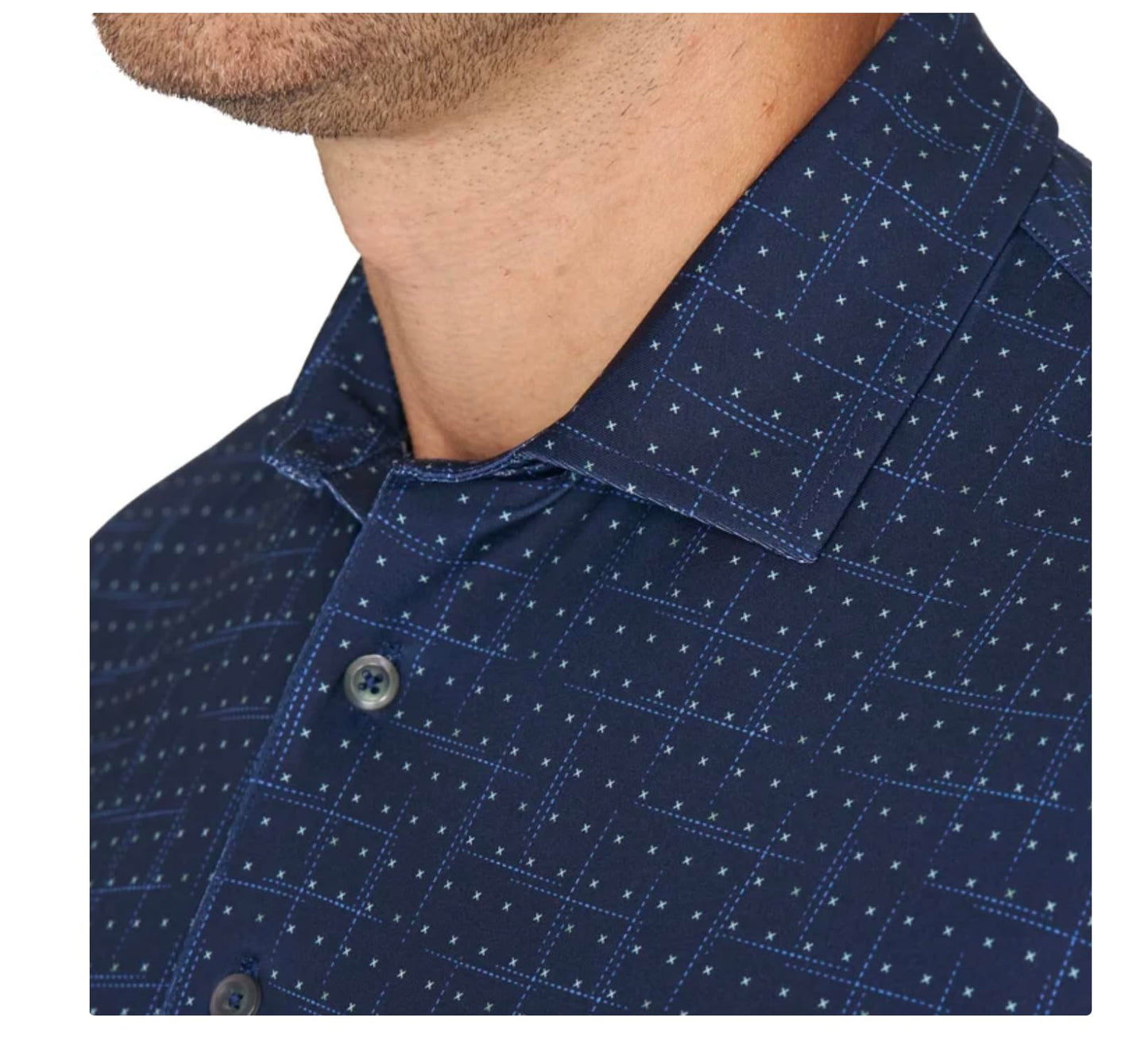 Greg Norman Men's Short Sleeve ML75 Stretch Polo Shirt (US, Alpha, XX-Large, Regular, Regular, Blue)