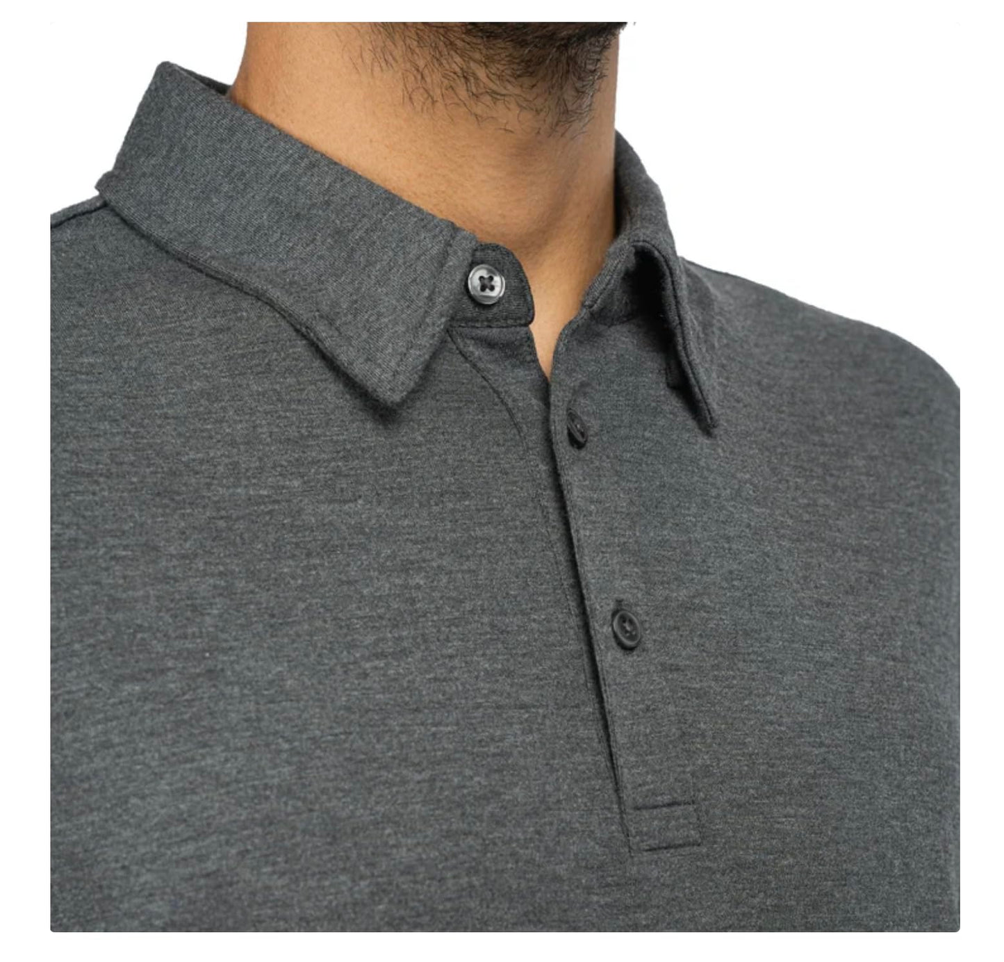 Jachs New York Men's Short Sleeve Classic Fit Polo Shirt (US, Alpha, Large, Regular, Regular, Gray)