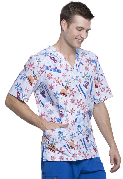 Tooniforms Men & Women Scrubs Top V-Neck Unisex Fit