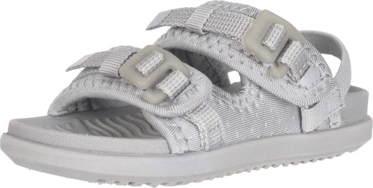 Native Shoes Kids Davis Open-toe c- EVA Upper, Perforated and Cushioned Footbed Sandals - Pigeon Grey 12 Little Kid M