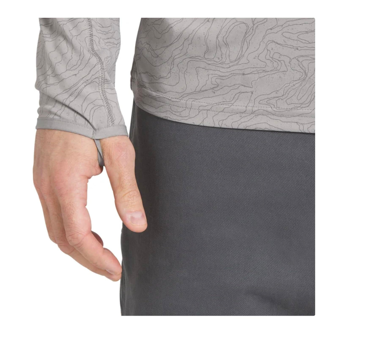 Eddie Bauer Men's Solarfoil UPF 50 Quick Dry Performance Hoodie Pullover (US, Alpha, XX-Large, Regular, Regular, Gray)