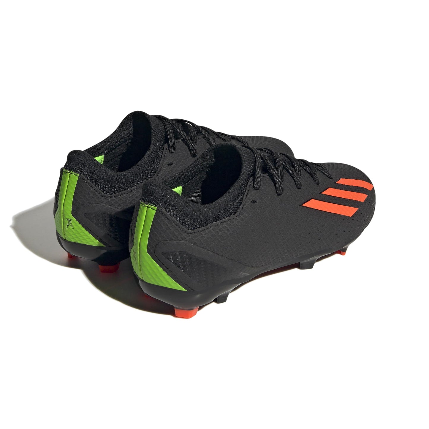 adidas Unisex X Speedportal.3 Youth Firm Ground Cleats, Updated Sole Plate, Little Kid/Big Kid Sizing (Black/Solar Red/Solar Green, US Footwear Size System, Big Kid, Numeric, Medium, 5.5)