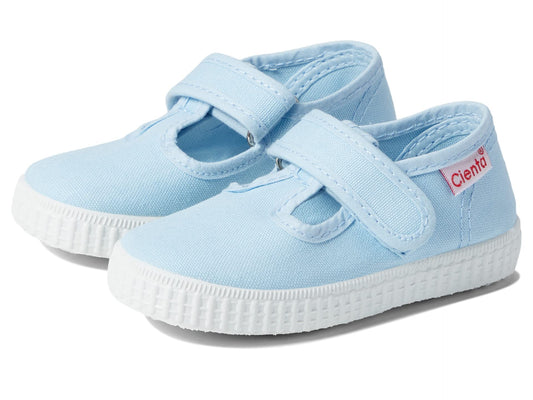 Cienta Kids Shoes 50000 � Infant/Little Kid/Toddler Shoes � Canvas Lining and Upper � Slide-in Design Light Blue 23 (US 6.5 Toddler) M