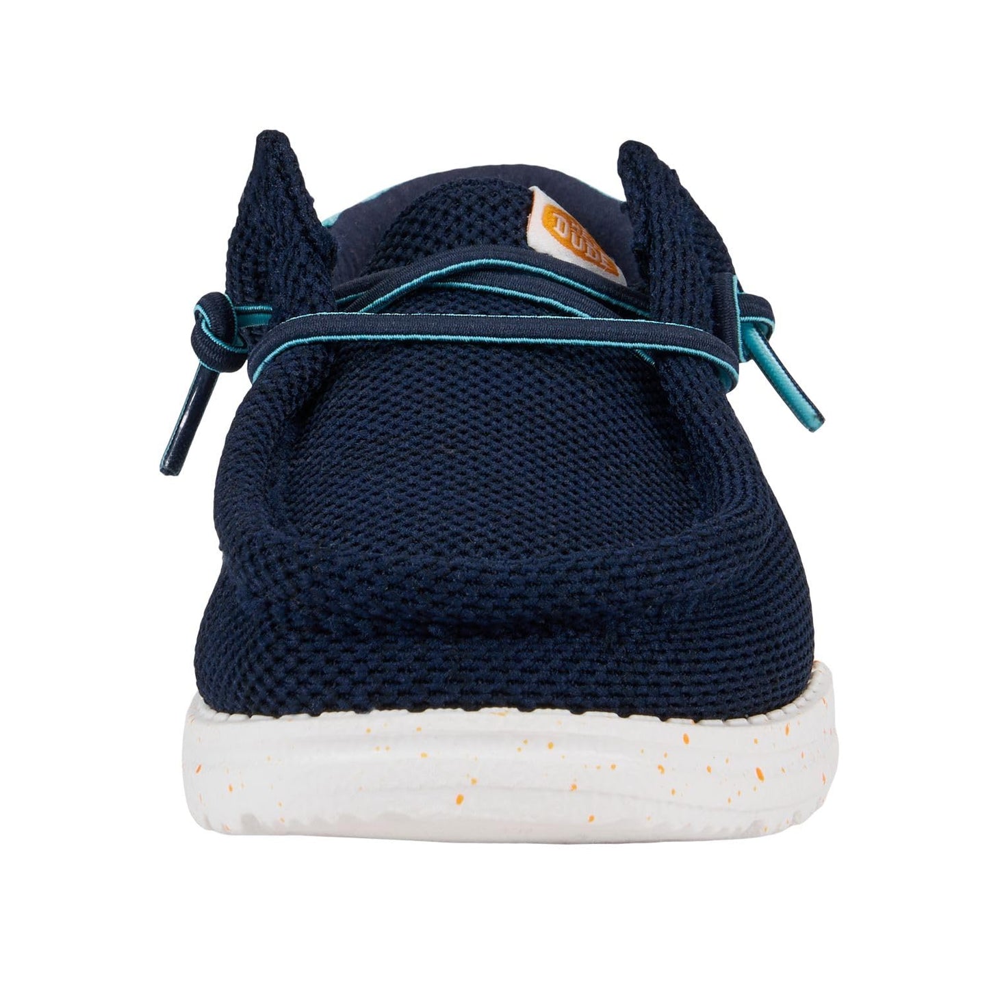 HEYDUDE Boy's Wally Heathered Mesh (Little Kid/Big Kid) Navy 5 Big Kid M