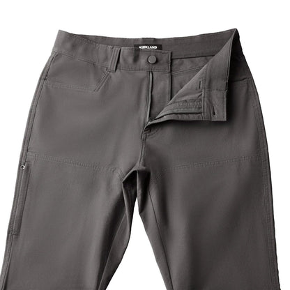KIRKLAND Signature Mens Stretch Tech Pant (US, Waist Inseam, 30, 30, Gray)