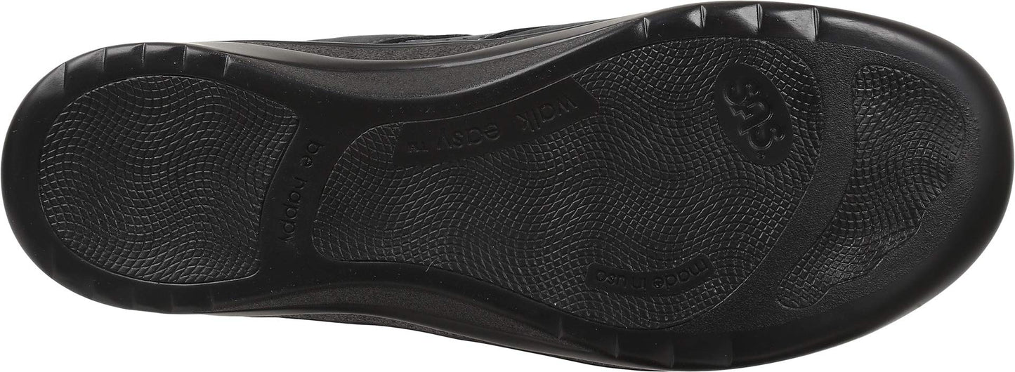SAS Walk Easy Nero/Charcoal Nubuck 5.5 W - Wide (C)