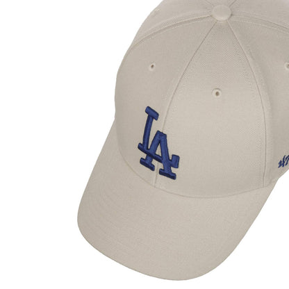 '47 Brand Los Angeles Dodgers Cap B-MVP12WBV-BN, Unisex, czapki z daszkiem, Beige/Blue,