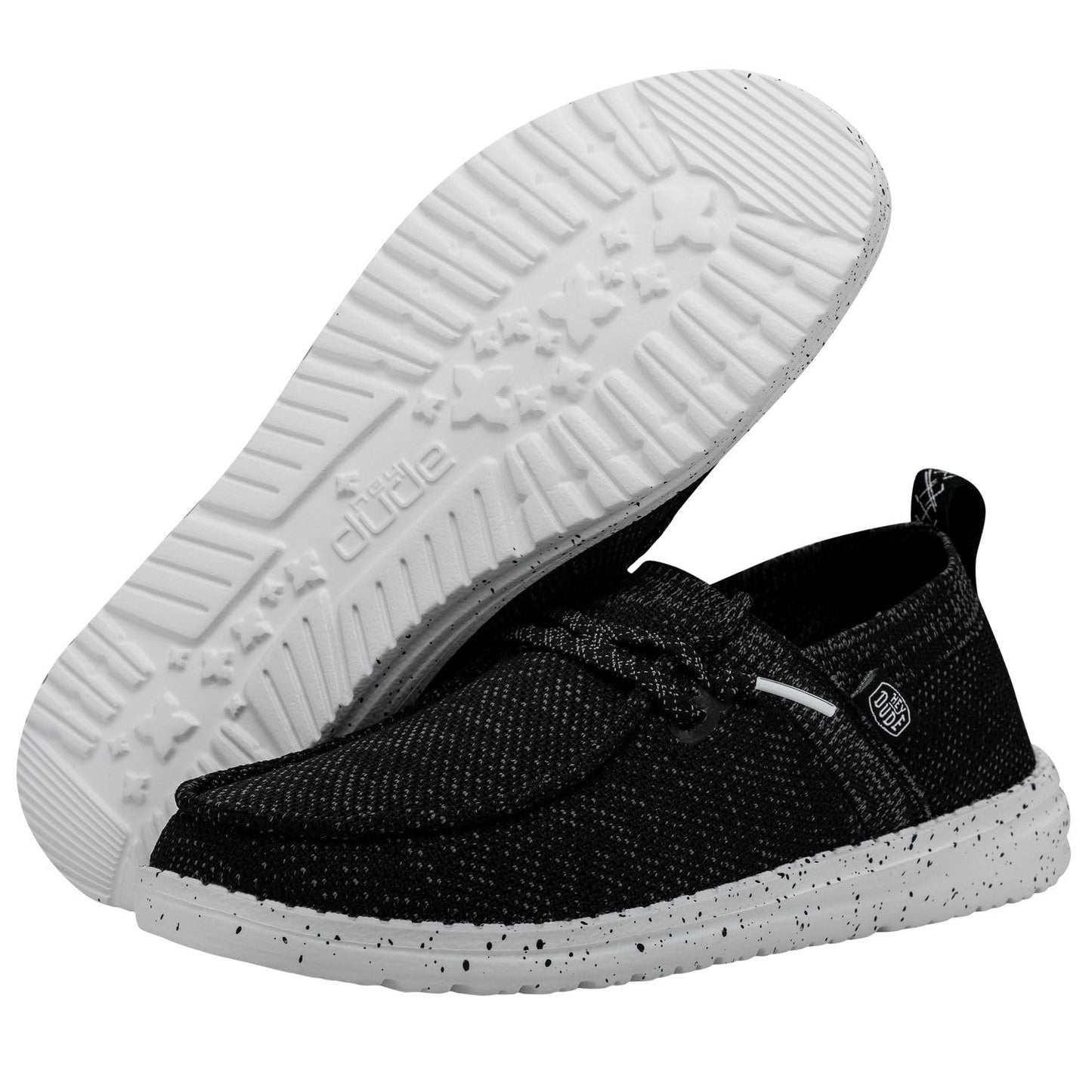 HEYDUDE Women's Wendy Halo Stone White Size 11 | Women's Shoes | Women's Slip On Shoes | Comfortable & Light-Weight