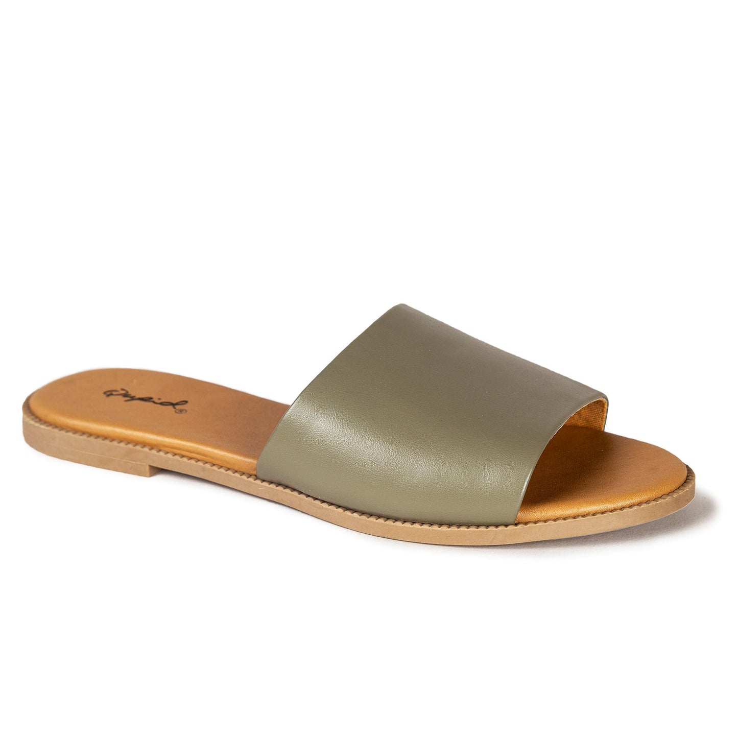 Qupid Desmond Slides for Women | Single Band Slide Sandals for Women