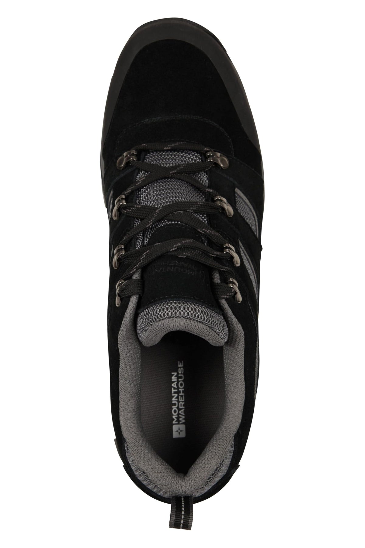 Mountain Warehouse Voyage Mens Waterproof Walking Shoes Jet Black Mens Shoe Size 7 US