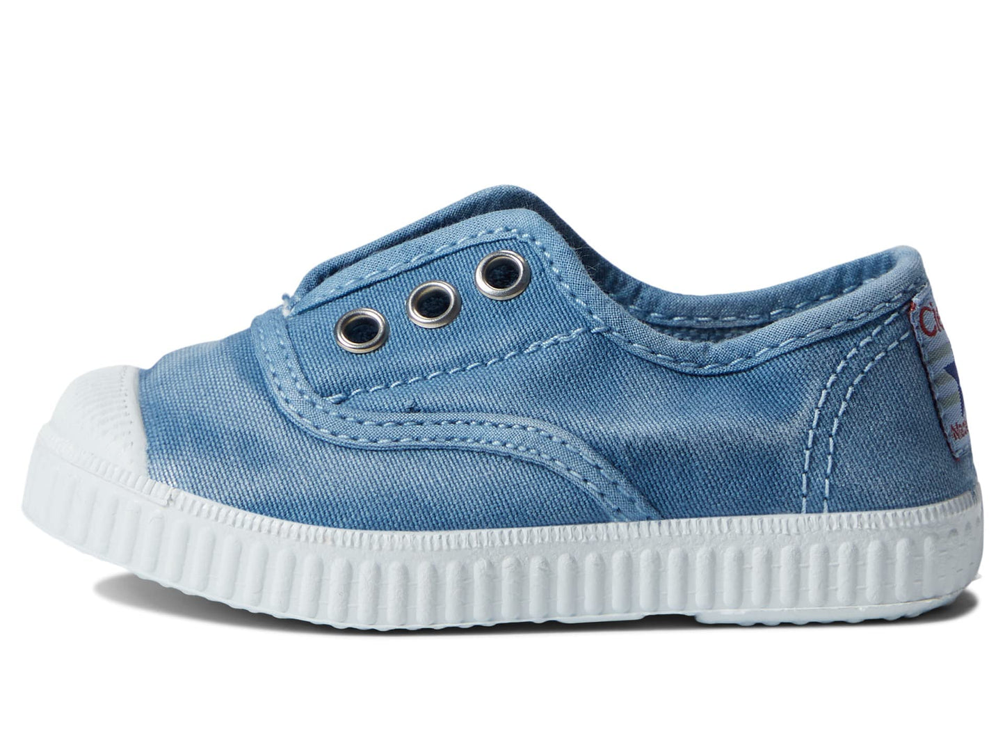 Cienta Kids Shoes 70777 Shoes for Kids and Toddlers – Textile Upper – Breathable Lining – Round Toe Washed Denim 1 33 (US 2.5 Little Kid) M
