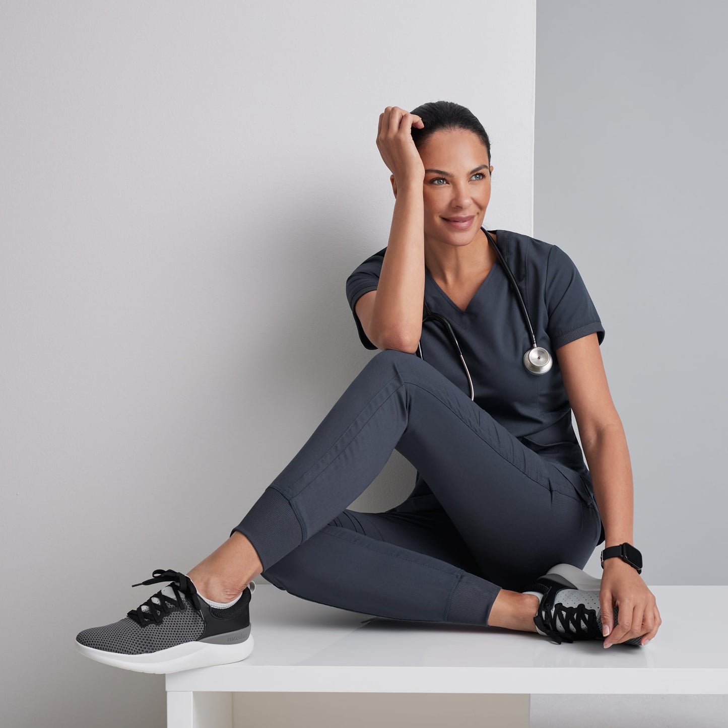 BARCO Grey's Anatomy GRP534 Women's Kira Scrub Pant Moonstruck XST Steel